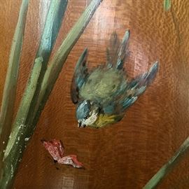 Detail on side of Cabinet.