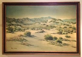 Oil painting by Norman Yeckley, (1914-1994), Calif. listed artist.