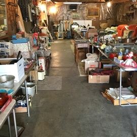 Large detached building full of treasures!