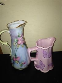 Hand-painted vases