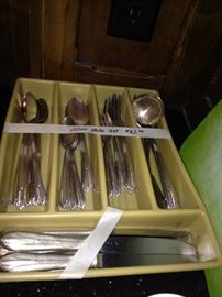 Silver plate flatware
