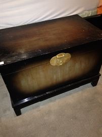 Asian chest on platform