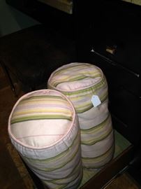 Pair of bolster pillows