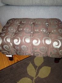 Upholstered ottoman