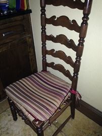 Single "ladder back" chair