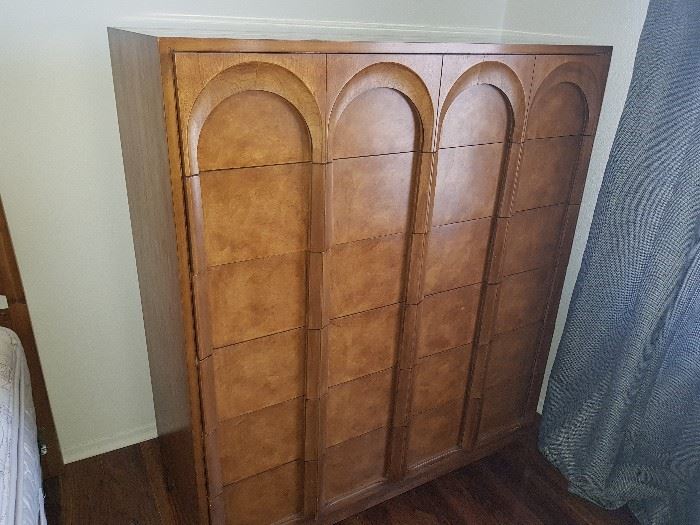 This tall dresser is another in the vintage Thomasville bedroom set!