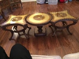 3 piece french Provincial coffee table