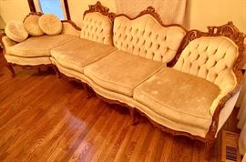 French Provincial 2 piece sofa. 