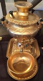 Gold Russian coffee Urn