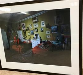 Original framed - The Red Devil by Lottie Davies