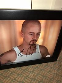 Ed Norton signed pic