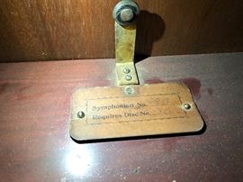 Symphonion Music Box The Whitehead & Hoag Company, Newark, NJ