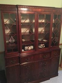 BUY IT NOW!  Gorgeous vintage piece by Skandia Furniture Co.  Mahogany cabinet / secretary.  Middle drawer opens to small drawers.  Beautiful statement piece.  $295