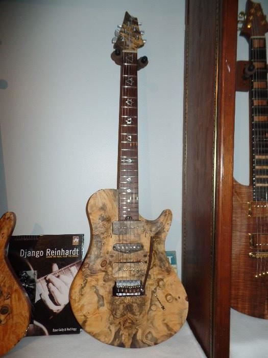 #6 - Warrior Camouflage  Elec. Guitar                         PLEASE NOTE - CLIENT HAS SET THE PRICE OF THIS GUITAR AT $3500.