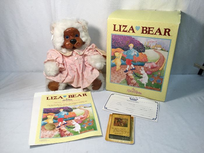  Vintage Liza Bear in Original Box with Tape  http://www.ctonlineauctions.com/detail.asp?id=685472