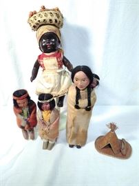 Group of 4 Dolls & 1 Teepee  http://www.ctonlineauctions.com/detail.asp?id=685599