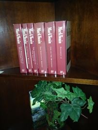 Set of Mark Twain books