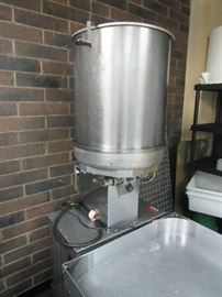 20 Gallon Carmelizer and Cooling Table