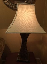 97. Treated Tin Lamp (8" x 31") 