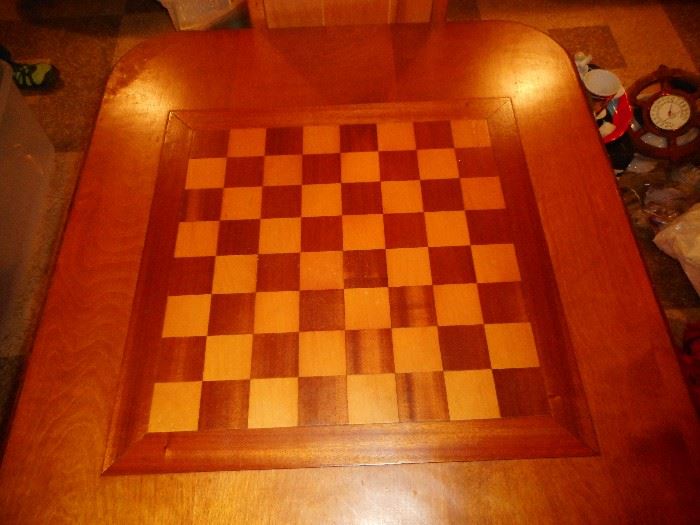 Vintage Chess/Checker Table