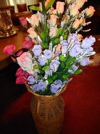 SILK FLOWERS..all OVER THE HOUSE..Single. Bouquets, bunches..Any occasion..we have the flowers!!