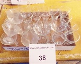 38. 25 Stemware Glasses