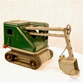 Lumar Construction Marx Power Shovel – 1950’s Louis Marx and Company Vintage Toy