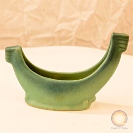 Van Briggle Pottery Boat – Art Nouveau