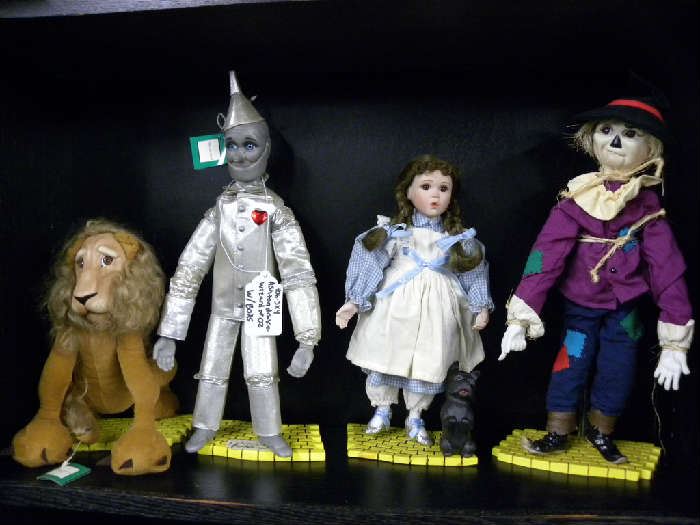 Ashton Drake Wizard of Oz Dolls w/Boxes