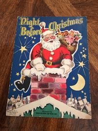 Vintage Christmas books.....