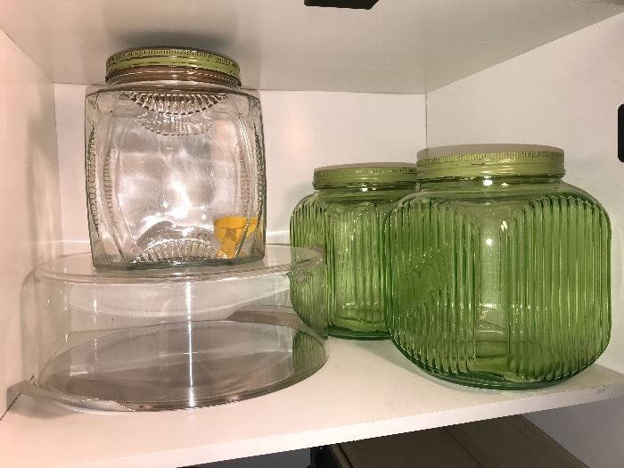 Vintage kitchen jars