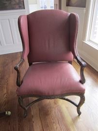 Pair of Red Century Chairs 
