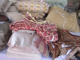 Lots of Custom Bedding 