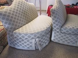 Pair of Loveseats by Century 