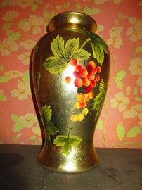 Grape Motif Vase 