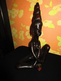 Ethnographic Carving of a Nude Beauty