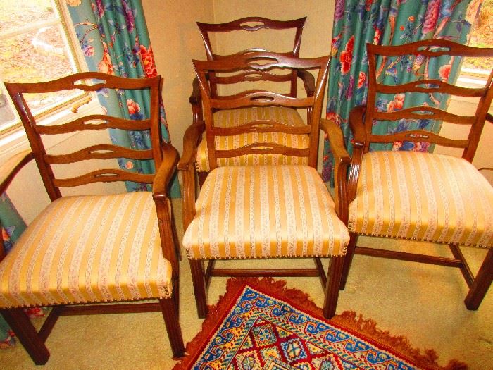 Group of Georgian-Style Armchairs