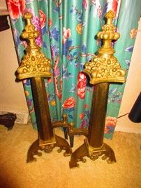 Antique French Andirons