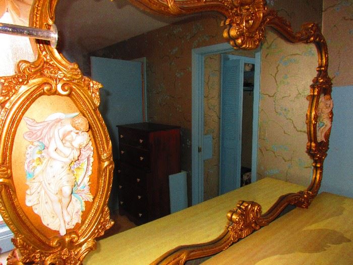 Massive Hollywood Regency-Style Mirror