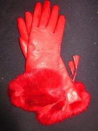 Leather & Fur Gloves