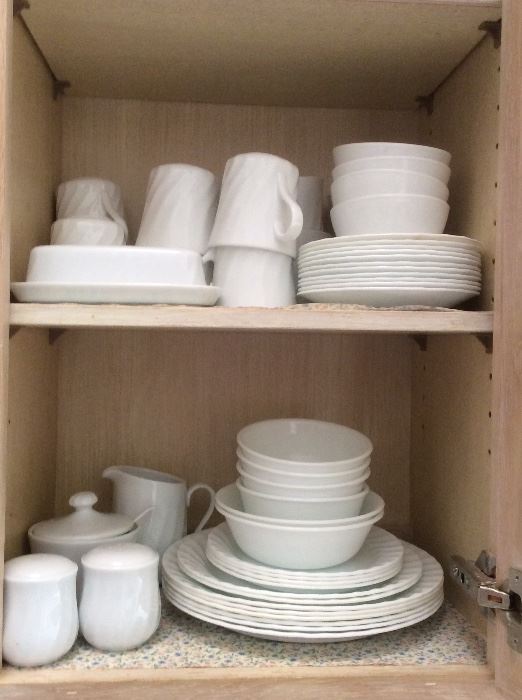 French White dishes