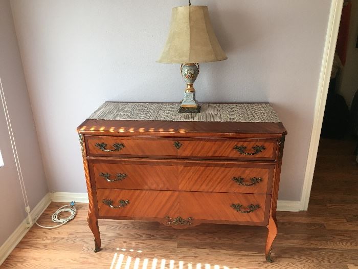 Low boy dresser 1930's by Irwin... There are 5 matching bedroom pieces to this beautiful bedroom set.