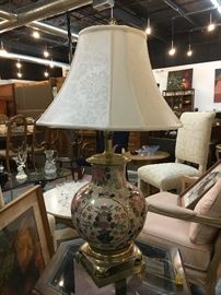 Oriental Porcelain Lamp