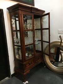 Wooden Curio Cabinet 