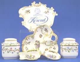  Herend china and store display