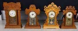 Clock Feature Ring #2 at 6:30: Includes American shelf and wall clocks, Vienna Regulators Etc. Approximately 50 lots. 