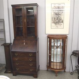 Secretary, curio cabinet