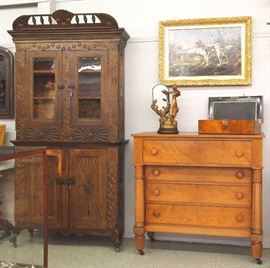 Cupboard and chest