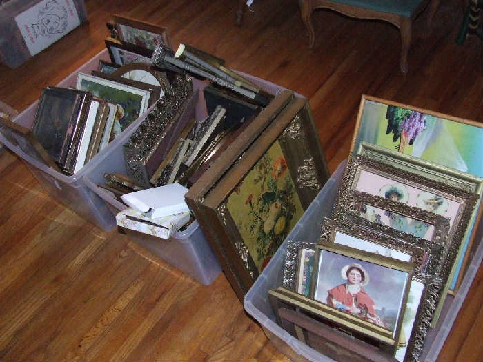 Hundreds & Hundreds of antique frames!