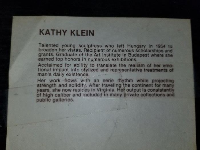 Kathy Klein artist information